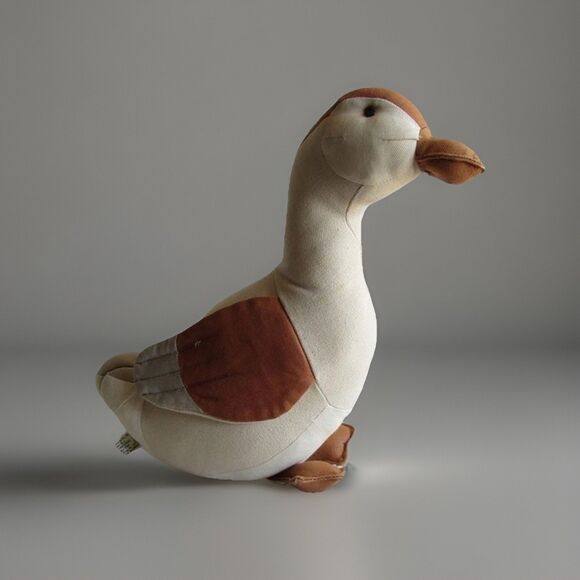 Goose Duck Doorstop Plush Stuffed Animal Vintage Russ Berrie Cottagecore - Picture 1 of 14